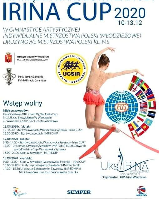 XII Zawody Międzynarodowe “Warszawska Syrenka-Irina Cup”